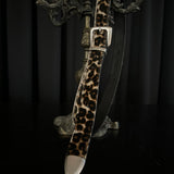 Leopard carved Belt