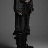 VINTAGE LEATHER WASHED PANTS