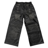 VINTAGE LEATHER WASHED PANTS