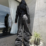 【COZY】"FOUR KNIGHT BAGGY FLARED JEANS"