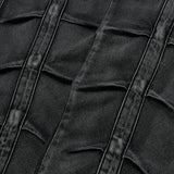 【THUG CLUB】Line GOB Denim Pants (black)