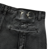 【THUG CLUB】Line GOB Denim Pants (black)