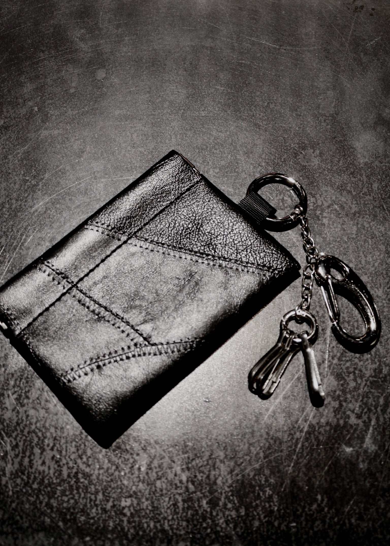 17.dhc 1 of 1 hand painted leather coin pouch