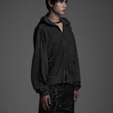 CYCLEYOKE ZIP UP HOODIE (BLACK)