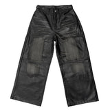 VINTAGE LEATHER WASHED PANTS