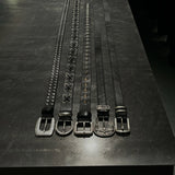 Cold Order Double Silver Ring Belt