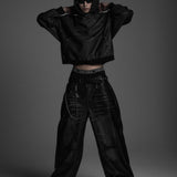 VINTAGE LEATHER WASHED PANTS