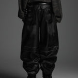 VINTAGE LEATHER WASHED PANTS