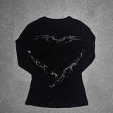 【XIVX】HANDPAINTED "DEVIL SIGNAL" LONG SLEEVE