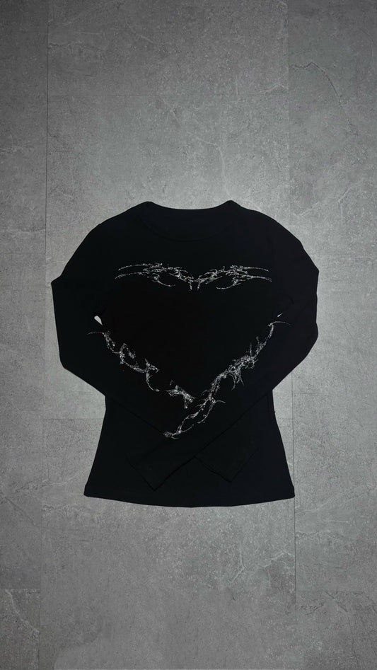 【XIVX】HANDPAINTED "DEVIL SIGNAL" LONG SLEEVE