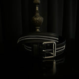 MOLEBO LEATHER ZIPPER BELT