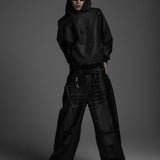 VINTAGE LEATHER WASHED PANTS