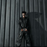 Knight Wide Waxed Pants