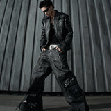 Knight Wide Waxed Pants