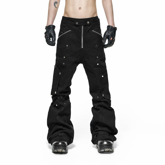 【RICH】 Dark Knight Flare Pants