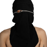 【ASPARAGUS】Eye zip open balaclava