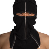 【ASPARAGUS】Multi zip balaclava