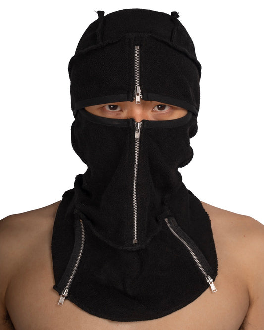 【ASPARAGUS】Multi zip balaclava