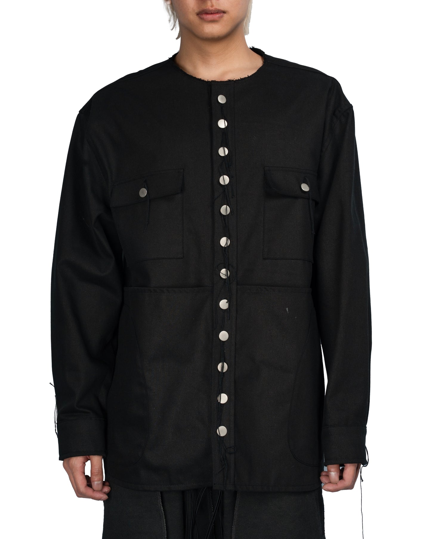【ASPARAGUS】Multi button collar off jacket