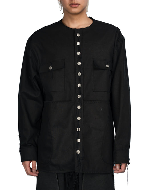 【ASPARAGUS】Multi button collar off jacket