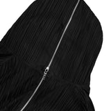 【ASPARAGUS】Pleats plus sleeve zip up