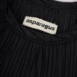 【ASPARAGUS】Pleats plus short sleeve t-shirt