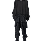【ASPARAGUS】Layered hoodie