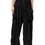 【ASPARAGUS】Pleats pocket wide pants
