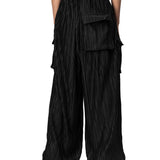 【ASPARAGUS】Pleats pocket wide pants