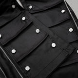 Multi Button Denim Pants