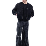 【NO FAITH STUDIO】BLACK ARTISANAL DUNE DENIM