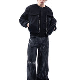 【NO FAITH STUDIO】BLACK ARTISANAL DUNE DENIM