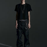 TIGHT FIT PIERCE CUSTOM TEE (Black)