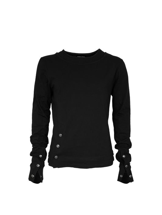 【ROSEN KREUZ】BTIGHT FIT LAYERED LONG SLEEVES BLACK