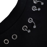TIGHT FIT PIERCE CUSTOM TEE (Black)