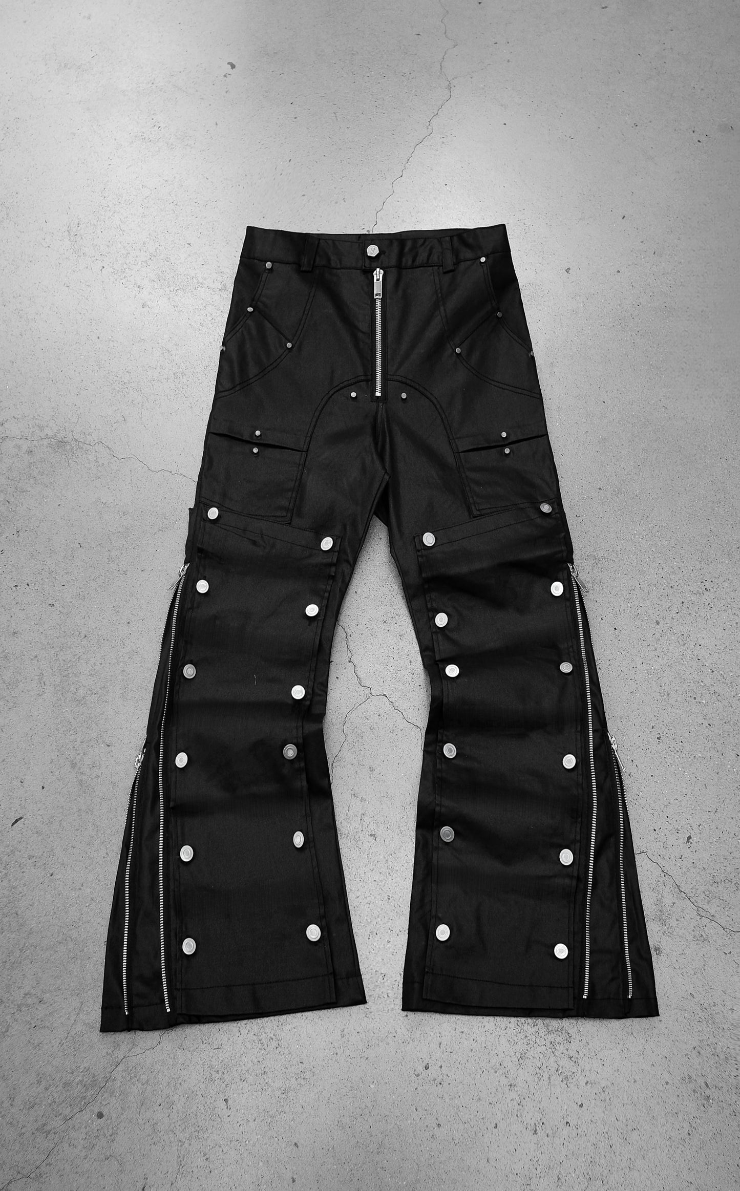 【RICH】Multi Button Denim Pants