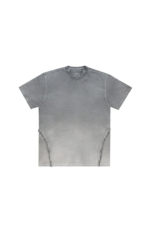 【BLR BLUER】DESTROYED GRADATION BLEACHED SHORT SLEEVE