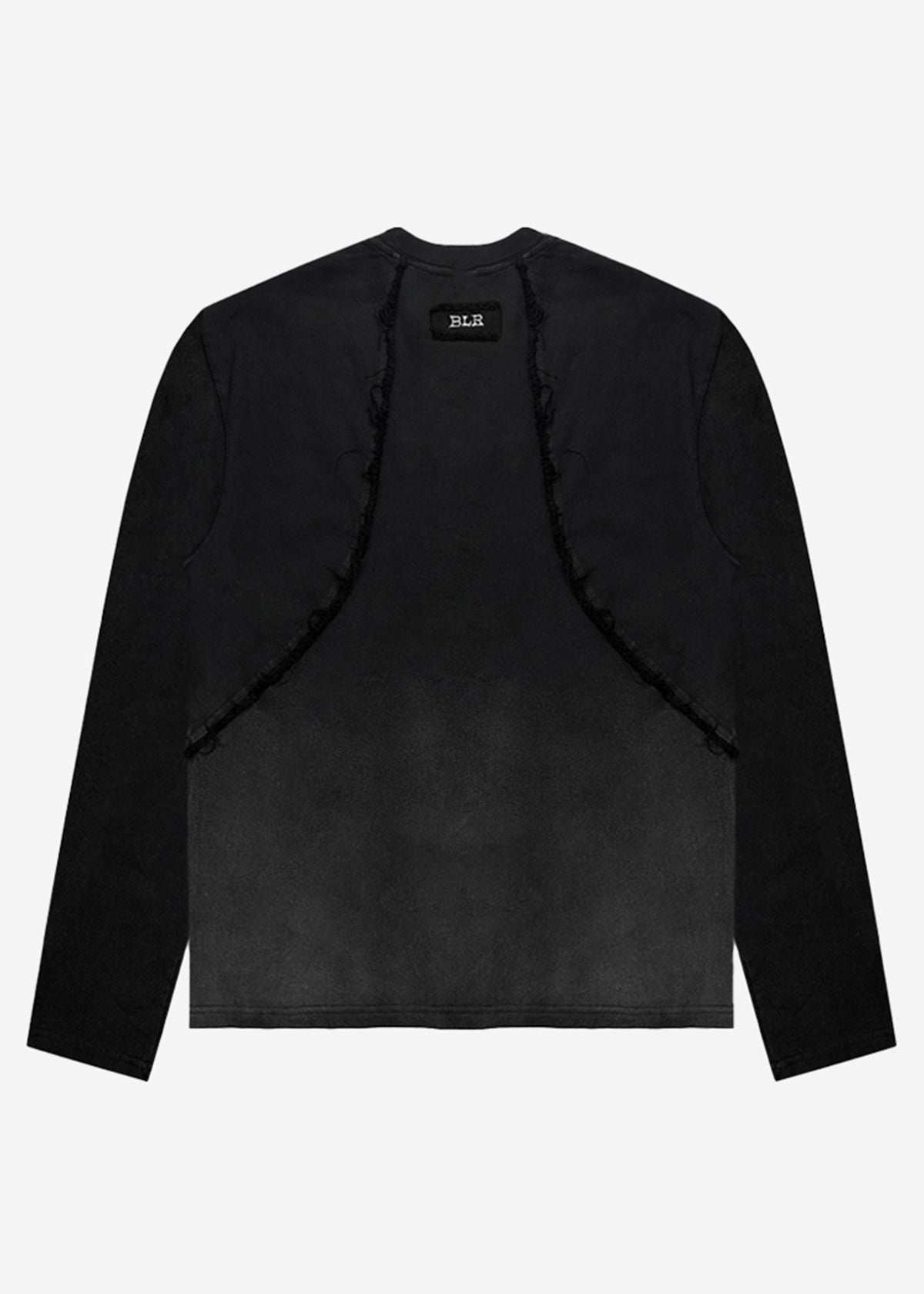 Destroyed Gradation Washed Long Sleeve