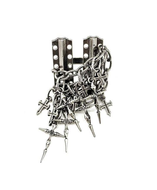 【IIIMIII】Rotten Metal Chain Ring
