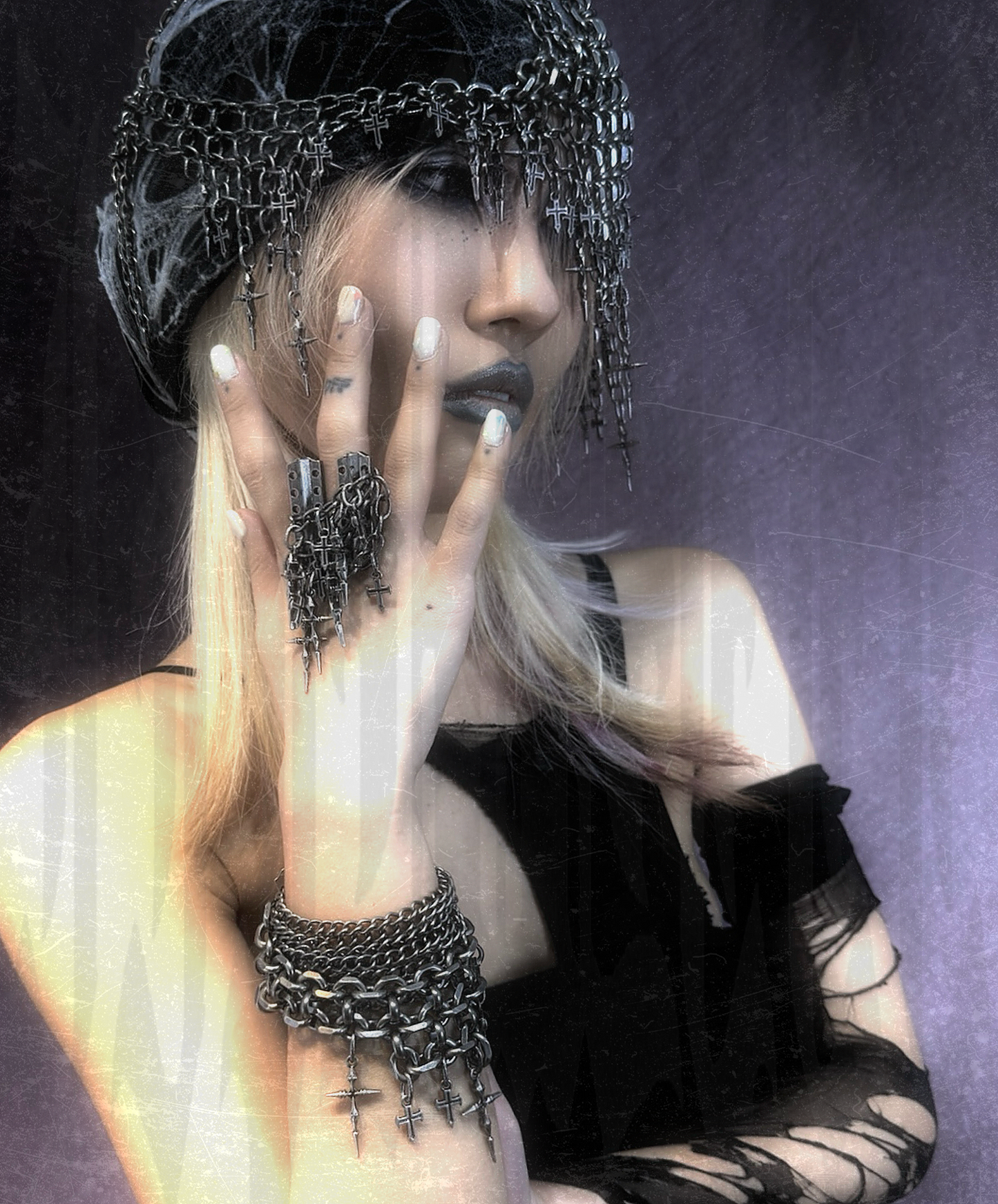 【IIIMIII】Rotten Metal Chain Ring