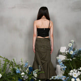 MIRAMON FLARED SKIRT (GREEN)