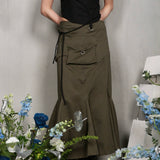 MIRAMON FLARED SKIRT (GREEN)