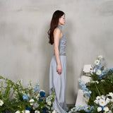 LUFT PANTS (GREY BLUE STRIPES)