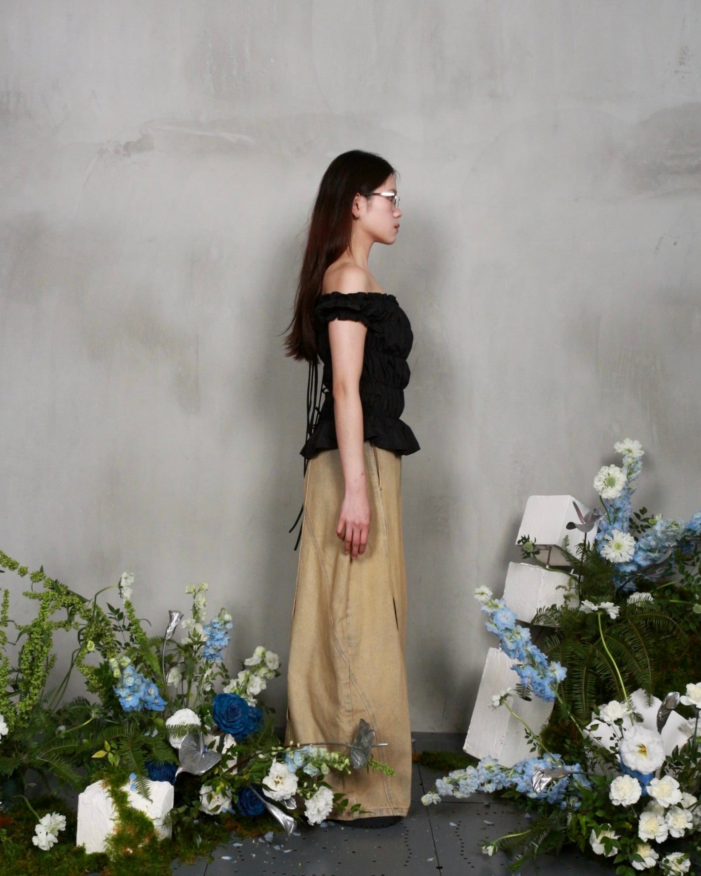 【BUNNYHILL CONCEPT】DAWSEY TOP (BLACK)