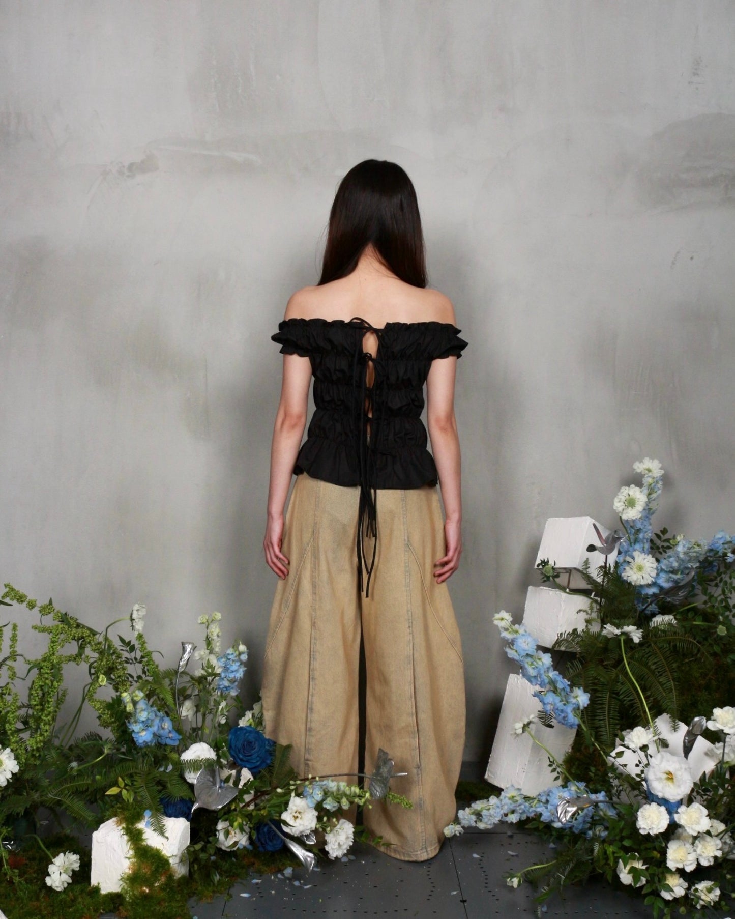 【BUNNYHILL CONCEPT】LUDOVIC PANTS VER JEAN（水洗棕色）