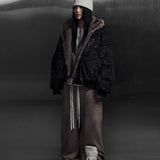 EYELET EDGE Set-Up LAYERED SWEAT PANTS （BEIGE)