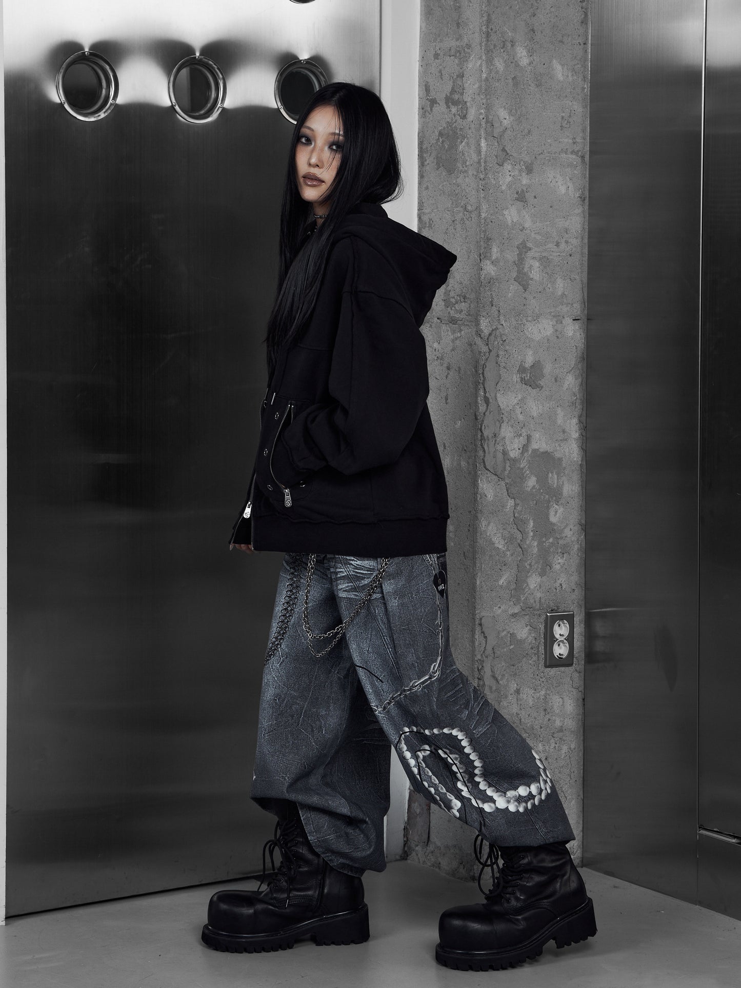 【ROSEN KREUZ】3D RELIC ARCHIVE TROUSERS (BLUE)