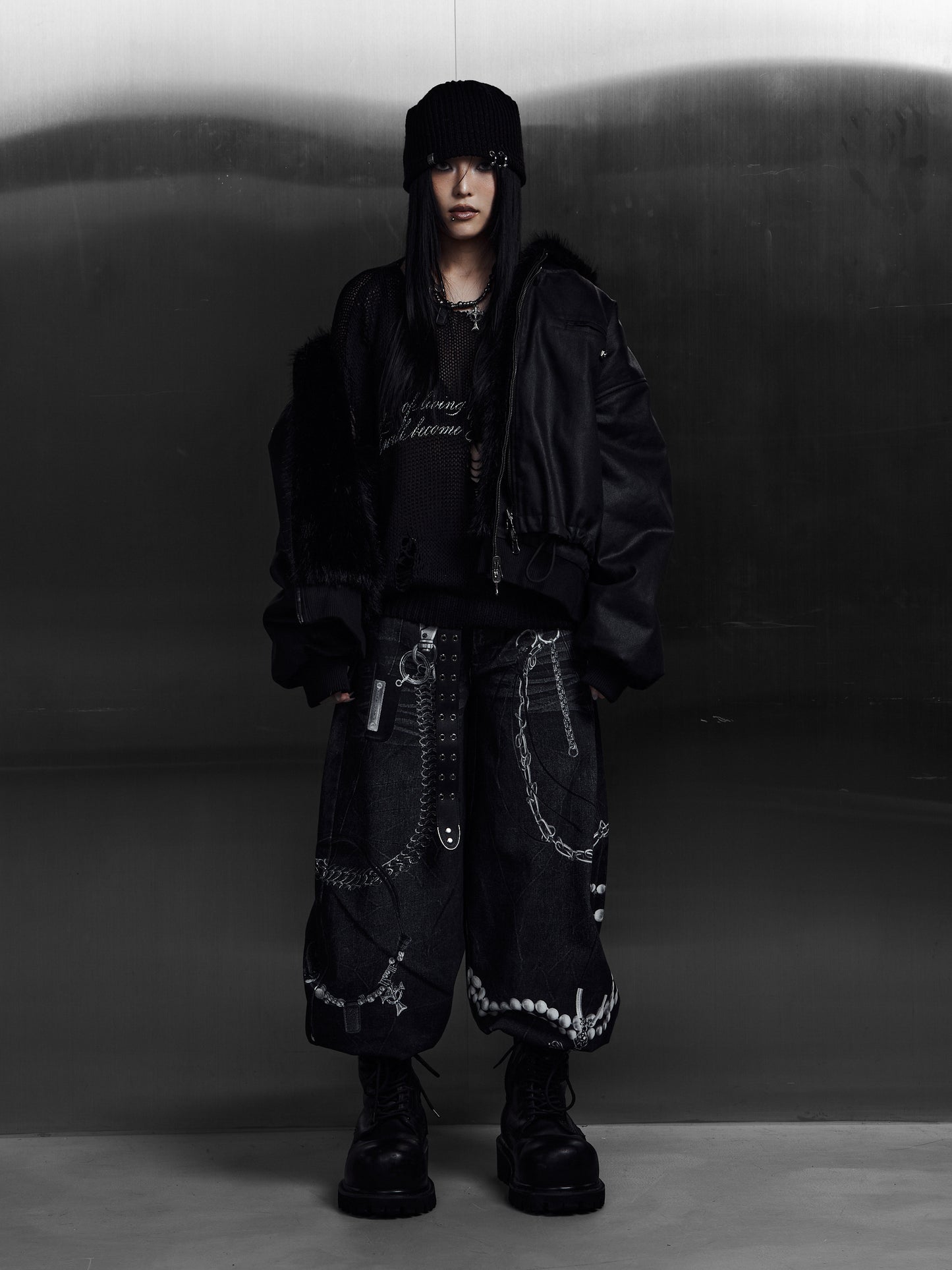 【ROSEN KREUZ】3D RELIC ARCHIVE TROUSERS (BLACK)