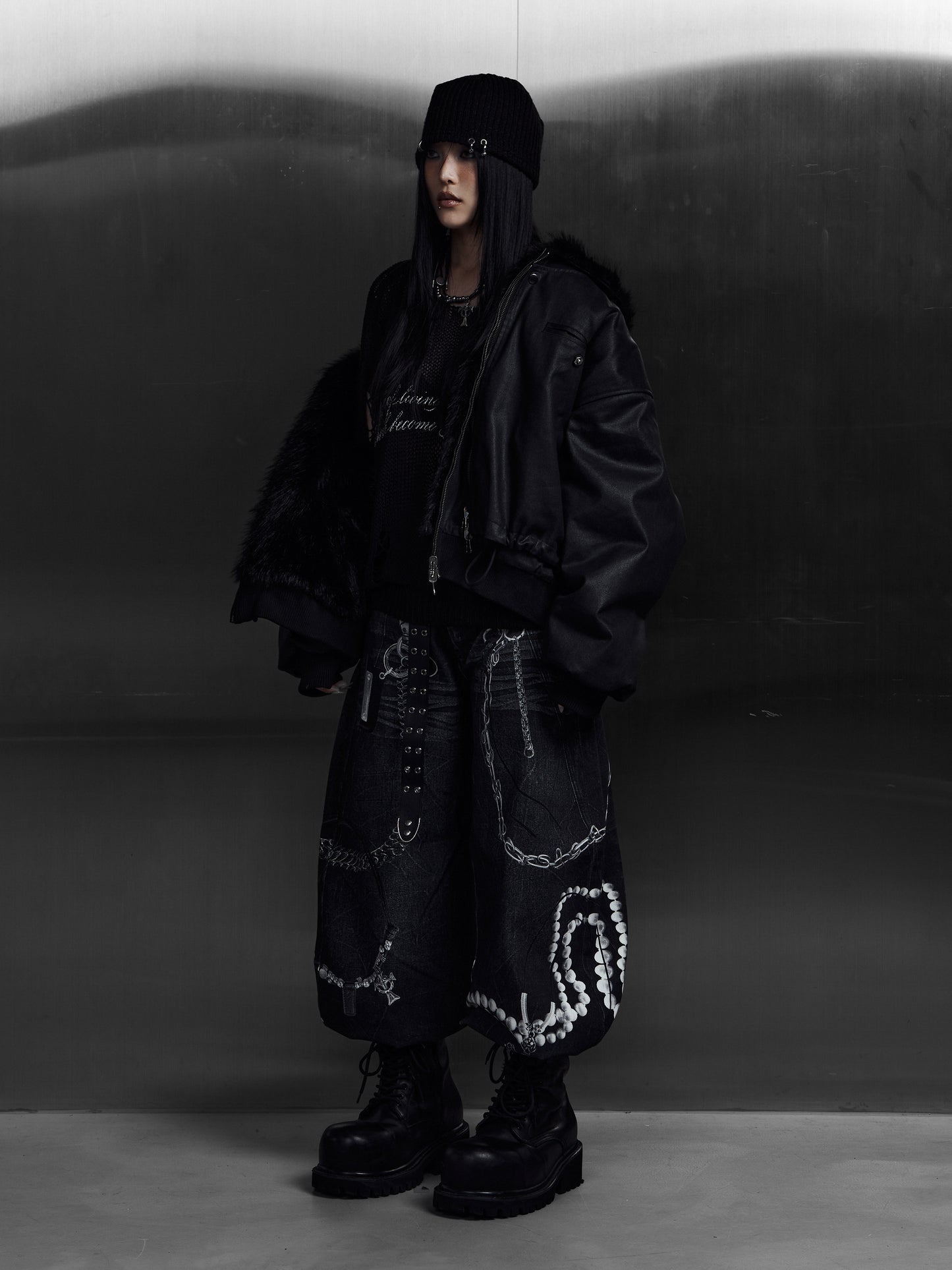 【ROSEN KREUZ】3D RELIC ARCHIVE TROUSERS (BLACK)