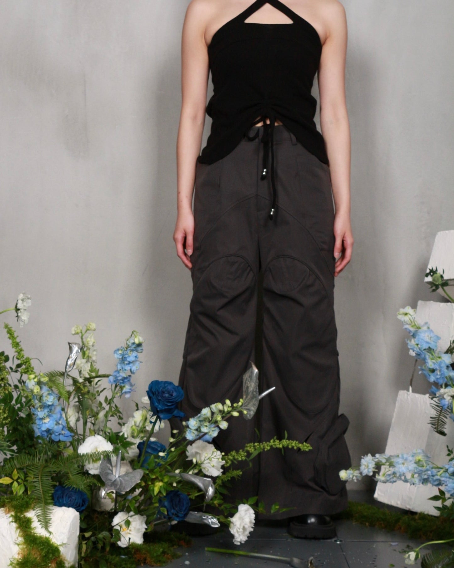 【BUNNYHILL CONCEPT】PRISM PANTS (GRAY)